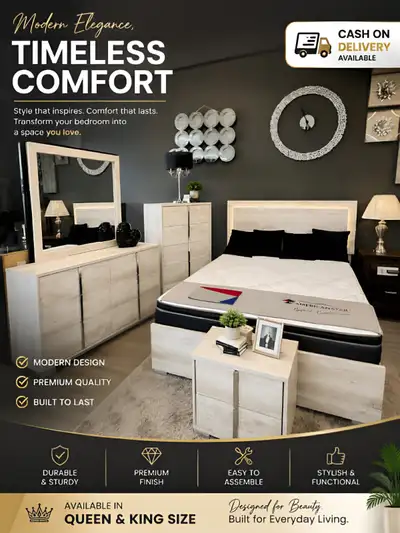 Modern Bedroom Set | Queen & King Size Available COD Available, View more