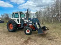 1974 Case 1070 Tractor with Allied Loader