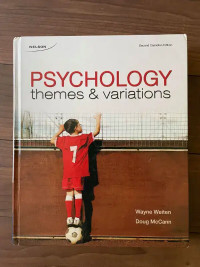 Psychology Themes & Variation Hardcover in excellent condition.