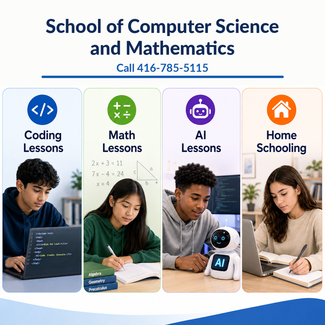 Virtual Lessons Coding Math AI and Home Schooling