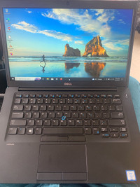 14” Dell Laptop, 8gb, 250SSD, Win 10P