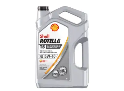 Shell Rotella T5 15W40 synthetic blend Oil 5L