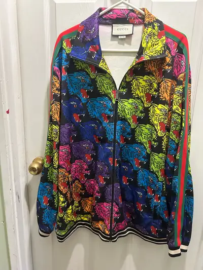 Gucci Panther Face Jersey Jacket, View more
