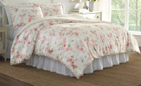 King Size Pink Reversible Comforter Set