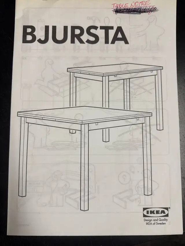 IKEA BJURSTA Table533013753108910081