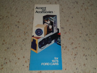 1976 Ford Accent On Accessories Booklet Sales Brochure 16 Pages