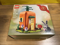 Retired brand new in box Lego rabbit carrot house (40449)