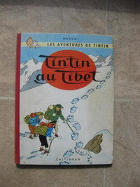 Bande dessinée (BD) Tintin Tibet - 1e Édition Française 1960