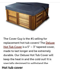 New Hot Tub Cover