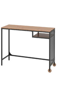 IKEA FJALLBO black laptop table - desk