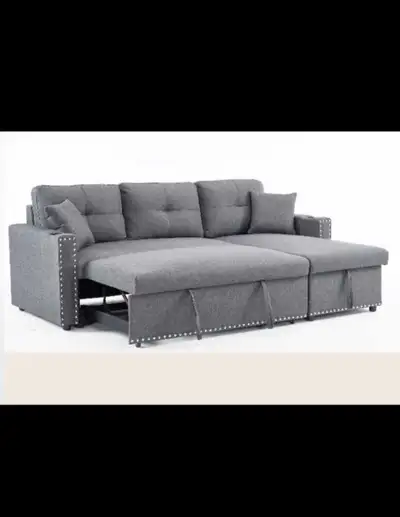 Brand new sofa come bed available, View more