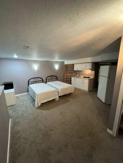 Basement studio for rent for females only