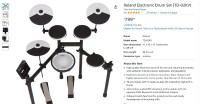 Roland Electronic Drum Set (TD-02KV)- As good as new (2023)