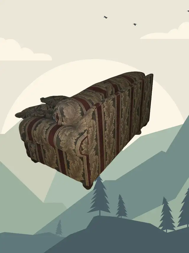 Canapé 2 places bordeaux / Burgundy 2-Seater Sofa in Couches & Futons in City of Montréal - Image 3