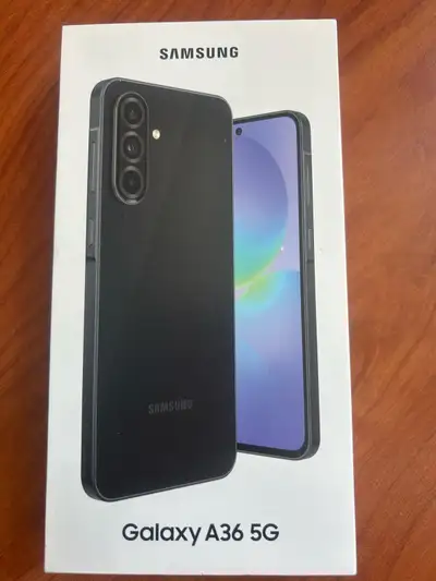 Galaxy A36 5G. Brand new. Paid $550 plus