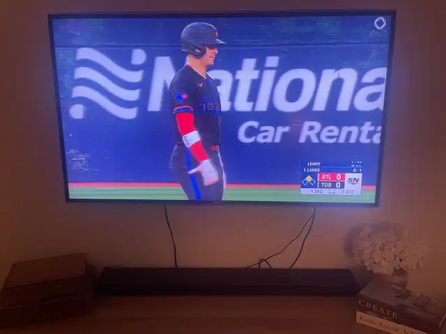 55” Samsung TV + Sony Soundbar & Wireless Subwoofer 