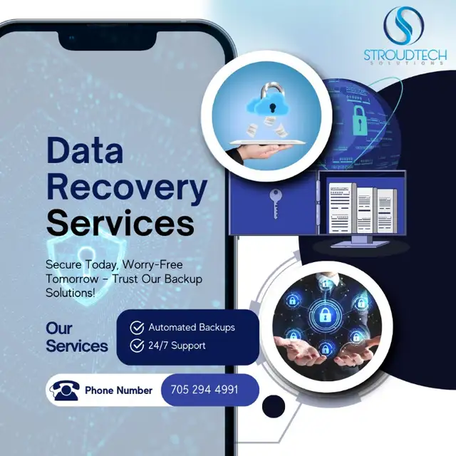 DATA RECOVERY SERVICE - 705 615 9970 in Laptops in Barrie - Image 2