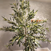 Artificial Olive Tree Modern Decoration Potted Plant 6 ft. 11 in