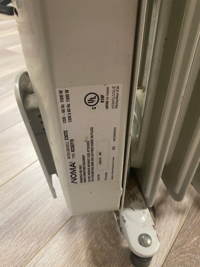Noma Space Heater in Heaters, Humidifiers & Dehumidifiers in City of Halifax - Image 2