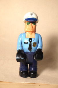 1980 Husky Helper Police Officer / Cop FISHER PRICE