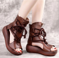 Women's Gladiator Leather Sandals