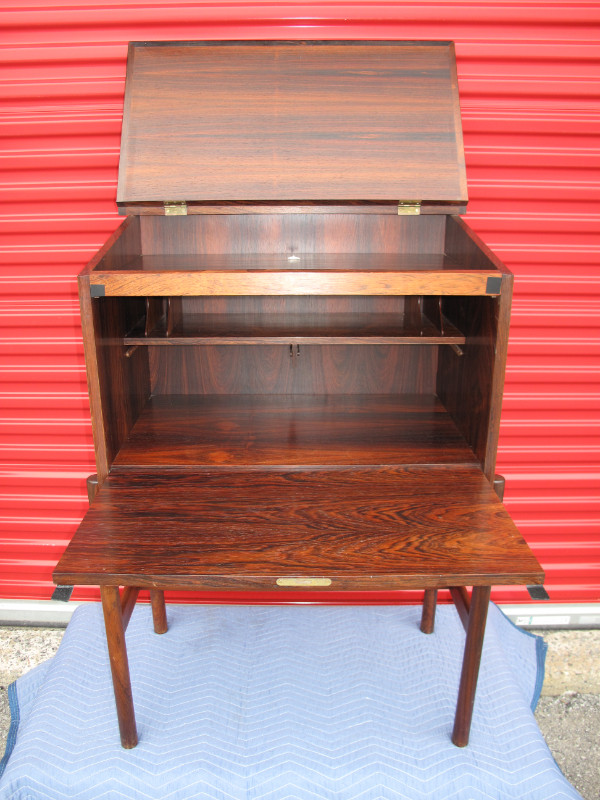 Rosewood mcm standing sitting desk secretaire Danish VM model 67