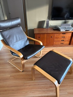 Chaise cuir Ikea