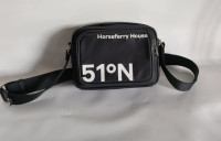 Burberry Coordinates Print Cross-Body Messenger Bag~Black~