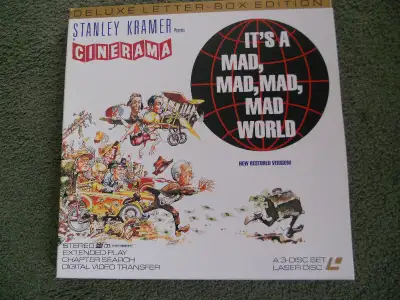 Laser Disc set It's a Mad,Mad,Mad,MAD WORLD, View more