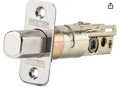 Weiser Deadbolt Latch - Polished Chrome 2 available