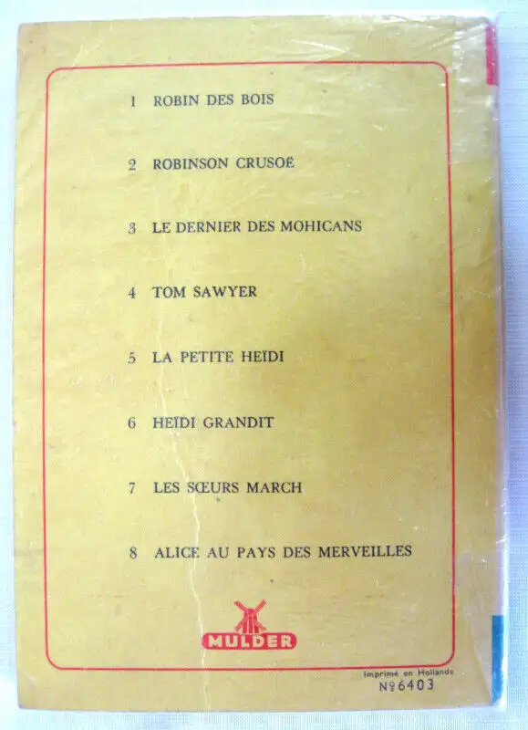 LIVRE.DERNIER DES MOHICANS..PUBLICATIONS MULDER/HOLLANDE c.1950 in Arts & Collectibles in West Island - Image 7