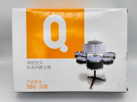 Qiaowa kids early education drum set 586-208 Q3 black brand new