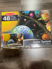 Melissa & Doug giant 48 piece Solar System floor puzzle