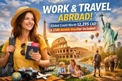 Global Work & Travel Credit ($2,295 Value) , View more