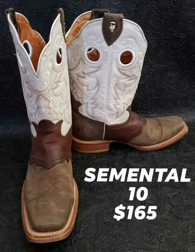 Made in Mexico cowboy boots women's size 10, View more