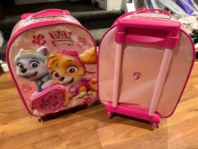 Kids Rolling Luggage – PAW Patrol (Pink) , View more