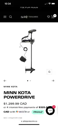Minn Kota bow mount trolling motor