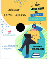 Home tuitions for kids 