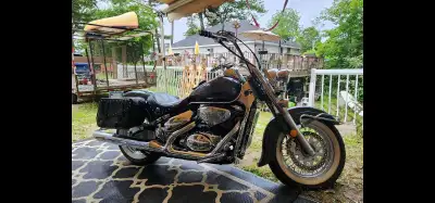 Beautiful, loud 2004 Suzuki VL800. Safety just done and ready to ride. Good on fuel, insurance and e...