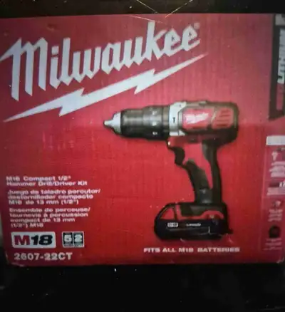 Milwaukee 1/2" Hammer M18 - New, View more