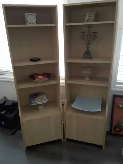 2 Ikea bookshelf units, View more