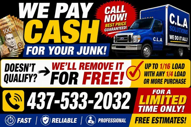 C.L.A Solutions / 15 Services / One Call 437-533-2032