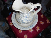 40 year old Basin and water pitcher