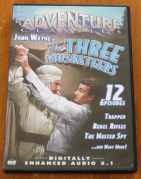 John Wayne in The Three Musketeers, 12 Episode Serial, DVD