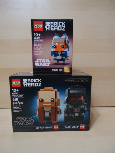 LEGO Star Wars Brick Headz Obi-Wan Vader NEW 40547  40539, View more