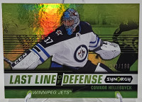 Connor Hellebuyck 2018-19 Synergy Last Line of Defense Green