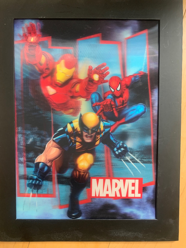 Marvel Framed Art 3 D dans Art et objets de collection  à Longueuil/Rive Sud