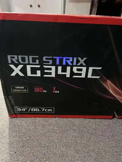 ROG Strix XG349C 3440x1440p 180hz HDR Ultrawide Gaming Monitor, View more