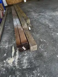 Lumber.  Treated fence posts 