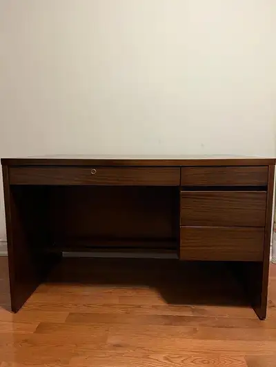 Solid Wood Desk and Bookshelf Set, View more